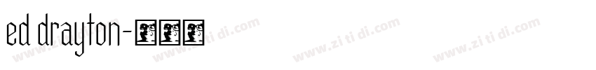 ed drayton字体转换